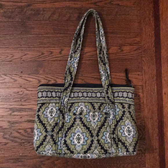 Vera Bradley Handbags - Blue and Green Vera Bradley Hangbag